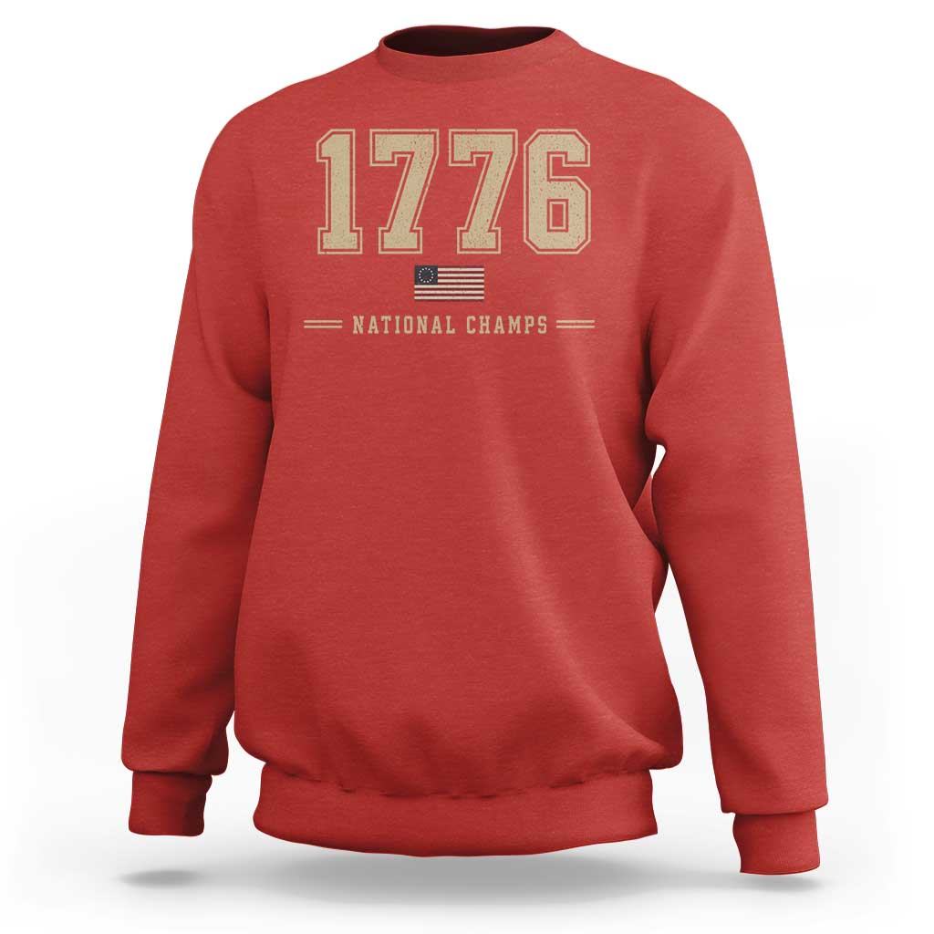 1776 National Champs 250th Anniversary USA 4th of July Sweatshirt