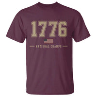 1776 National Champs 250th Anniversary USA 4th of July T Shirt