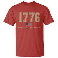 1776 National Champs 250th Anniversary USA 4th of July T Shirt