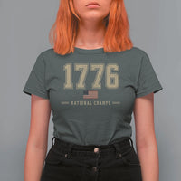 1776 National Champs 250th Anniversary USA 4th of July T Shirt For Women