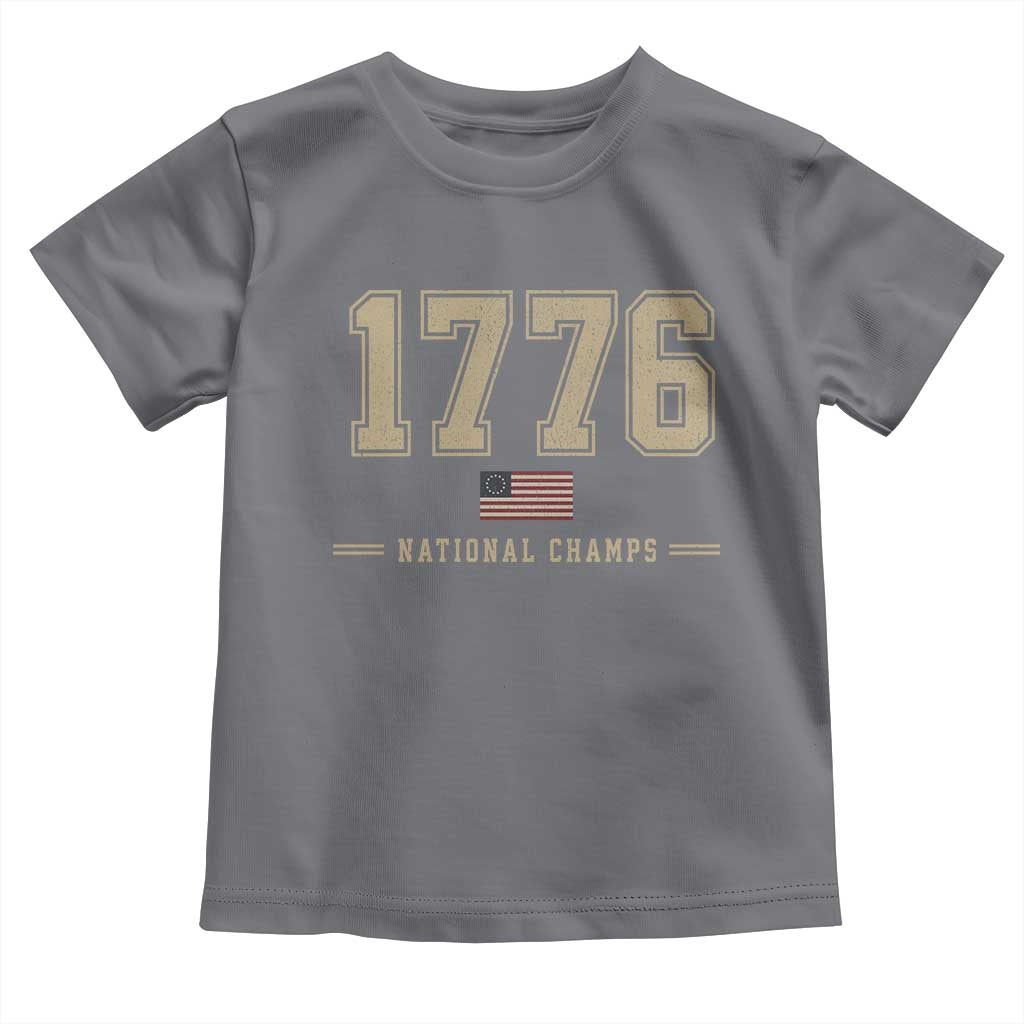 1776 National Champs 250th Anniversary USA 4th of July Toddler T Shirt