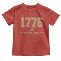 1776 National Champs 250th Anniversary USA 4th of July Toddler T Shirt