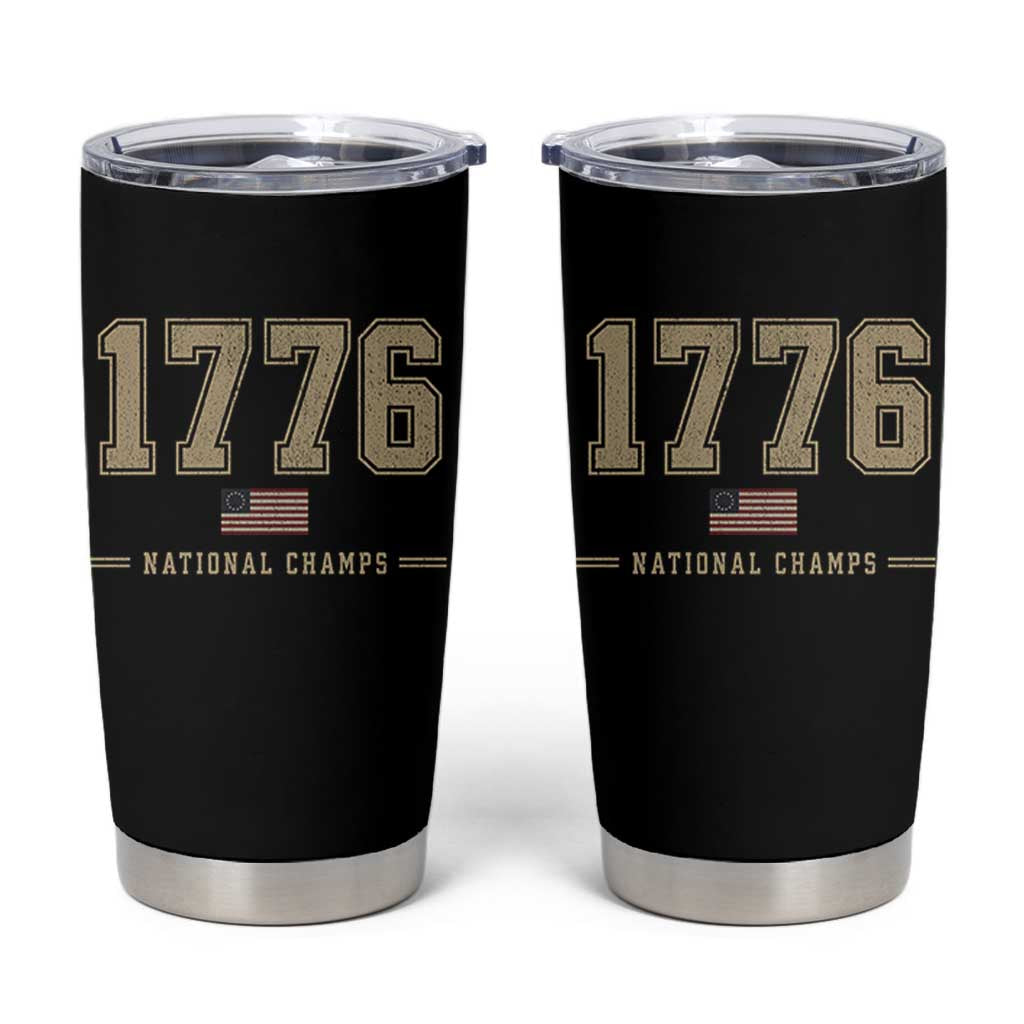 1776 National Champs 250th Anniversary USA 4th of July Tumbler Cup