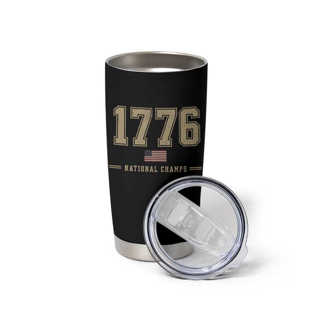 1776 National Champs 250th Anniversary USA 4th of July Tumbler Cup
