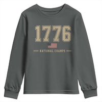 1776 National Champs 250th Anniversary USA 4th of July Youth Sweatshirt