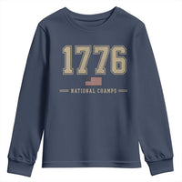 1776 National Champs 250th Anniversary USA 4th of July Youth Sweatshirt