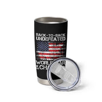 Back To Back Undefeated World War Champs 4th Of July Tumbler Cup 1918 1945 US History