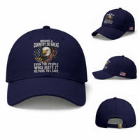 Imagine A Country So Great Even The People Who Hate It Refuse To Leave Baseball Cap Bald Eagle