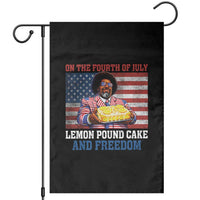 Lemon Pound Cake And Freedom Garden Flag 4th of July Hip Hop Edgy Humor Rap Fan