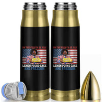 Lemon Pound Cake And Freedom Bullet Tumbler 4th of July Hip Hop Edgy Humor Rap Fan