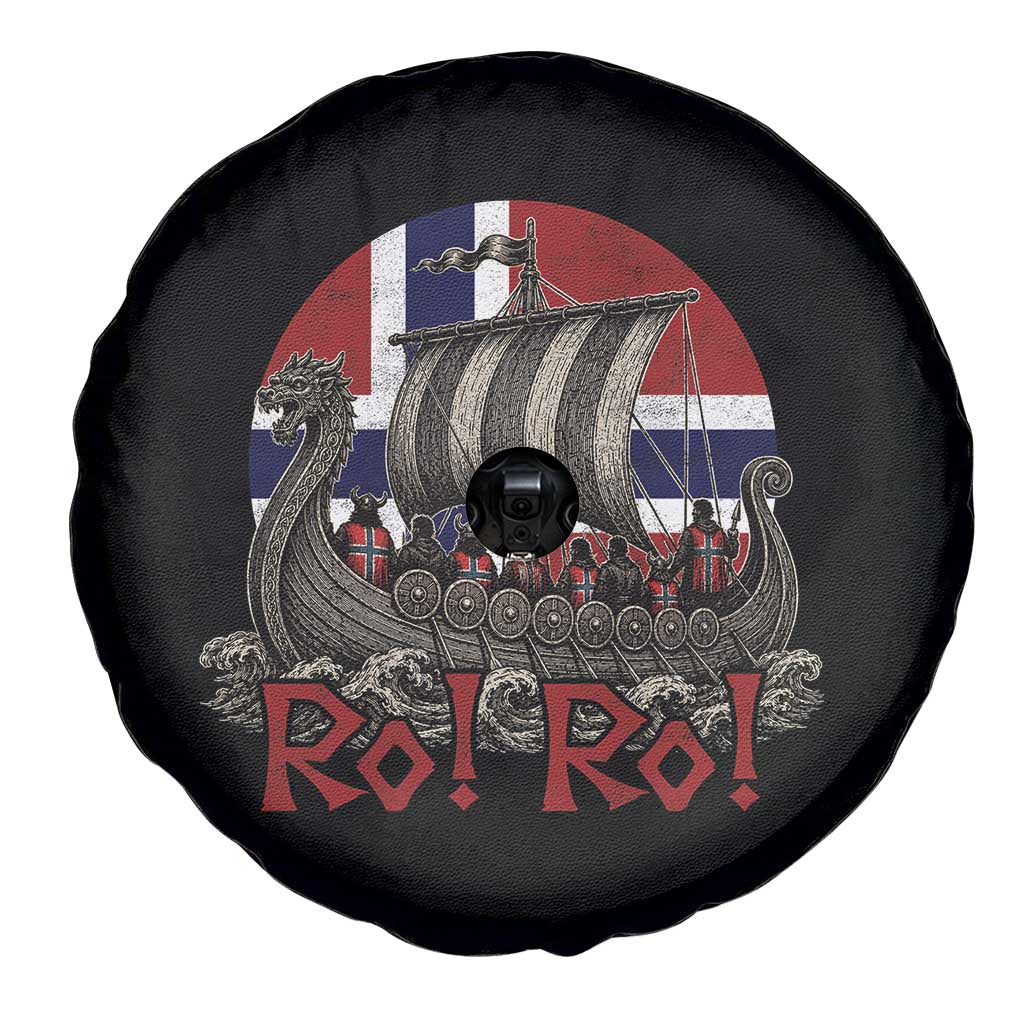 Ro Ro Norway Spare Tire Cover Norwegian Viking Row Longship Norge Football Fan