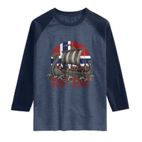 Ro Ro Norway Raglan Shirt Norwegian Viking Row Longship Norge Football Fan