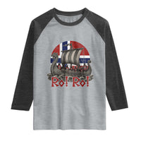 Ro Ro Norway Raglan Shirt Norwegian Viking Row Longship Norge Football Fan