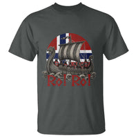 Ro Ro Norway T Shirt Norwegian Viking Row Longship Norge Football Fan