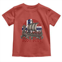 Ro Ro Norway Toddler T Shirt Norwegian Viking Row Longship Norge Football Fan
