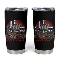 Ro Ro Norway Tumbler Cup Norwegian Viking Row Longship Norge Football Fan