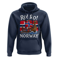 Ro Ro Norway Viking Row Hoodie Norwegian Flag Longship for Norge Football Fan