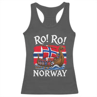 Ro Ro Norway Viking Row Racerback Tank Top Norwegian Flag Longship for Norge Football Fan