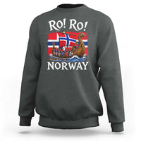 Ro Ro Norway Viking Row Sweatshirt Norwegian Flag Longship for Norge Football Fan