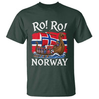 Ro Ro Norway Viking Row T Shirt Norwegian Flag Longship for Norge Football Fan