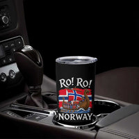Ro Ro Norway Viking Row Tumbler Cup Norwegian Flag Longship for Norge Football Fan