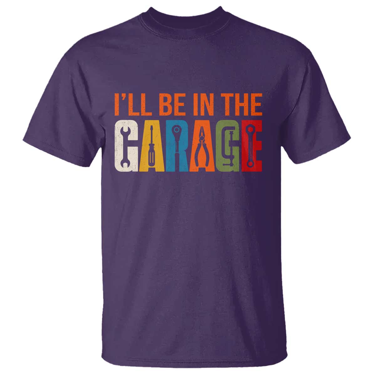 I Will Be In The Garage Funny Car Mechanic T Shirt Dad Joke Handyman Mechanics Tool