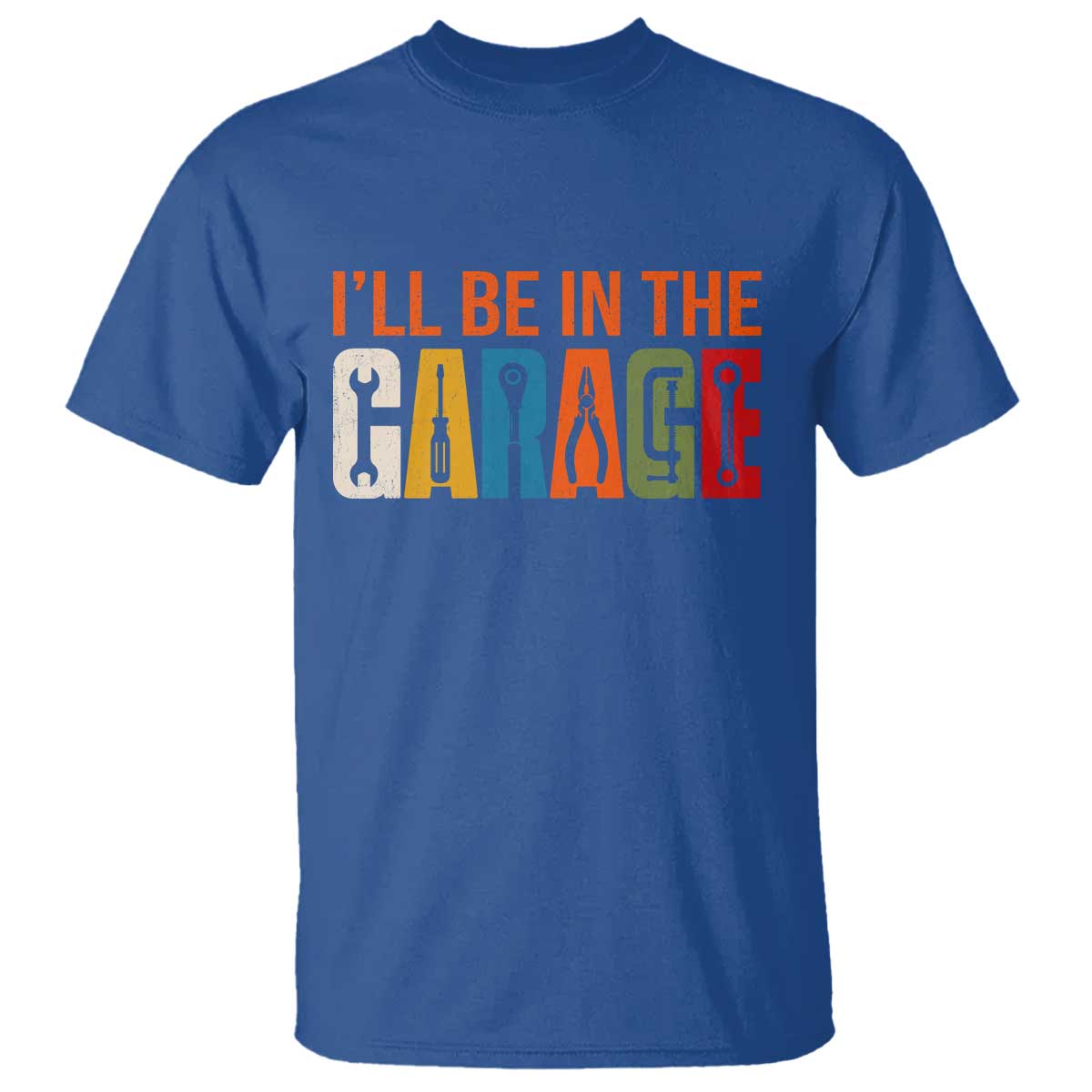 I Will Be In The Garage Funny Car Mechanic T Shirt Dad Joke Handyman Mechanics Tool