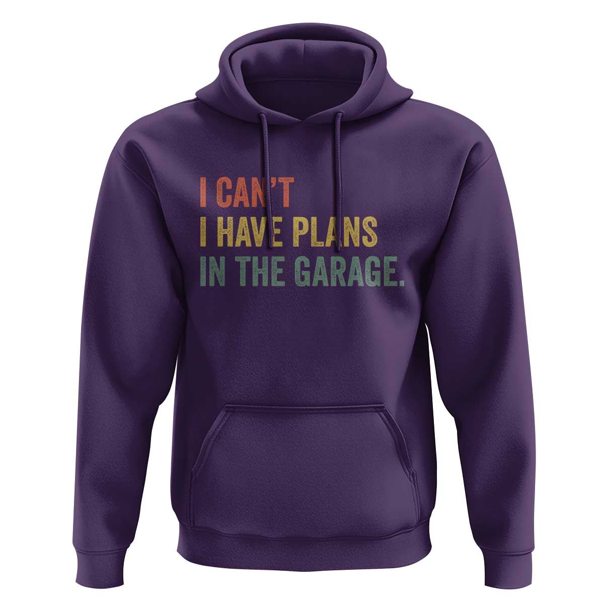 I Cant I Have Plans In The Garage Hoodie Funny Car Mechanics Father's Day