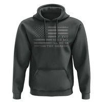 If You Need Me I Will Be In The Garage Funny Mechanic Hoodie Vintage American Flag