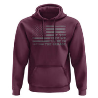 If You Need Me I Will Be In The Garage Funny Mechanic Hoodie Vintage American Flag