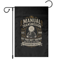 The Manual Transmission Preservation Society Get Your Shift Together Garden Flag Funny Manual Car Guy