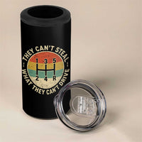 They Can't Steal What They Can't Drive 4 in 1 Can Cooler Tumbler Funny Stick Shift Manual Car
