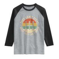 They Can't Steal What They Can't Drive Raglan Shirt Funny Stick Shift Manual Car