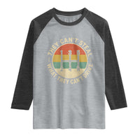 They Can't Steal What They Can't Drive Raglan Shirt Funny Stick Shift Manual Car