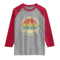 They Can't Steal What They Can't Drive Raglan Shirt Funny Stick Shift Manual Car
