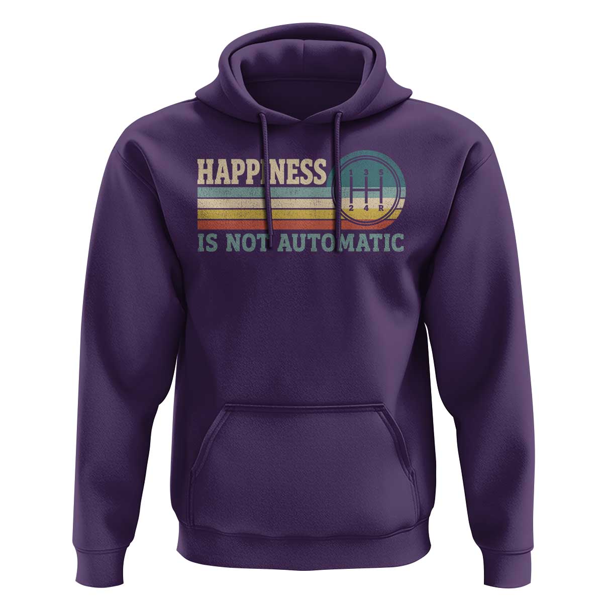 Happiness Is Not Automatic 5 Speed Manual Transmission Car Hoodie