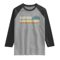 Happiness Is Not Automatic 5 Speed Manual Transmission Car Raglan Shirt