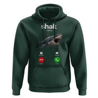 Shark Calling Meme Mispelled Shak Incoming Call Humor Hoodie