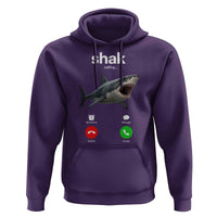 Shark Calling Meme Mispelled Shak Incoming Call Humor Hoodie