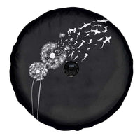 Shark Dandelion Flower for Ocean Wildlife Lover Spare Tire Cover