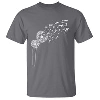 Shark Dandelion Flower for Ocean Wildlife Lover T Shirt