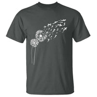 Shark Dandelion Flower for Ocean Wildlife Lover T Shirt