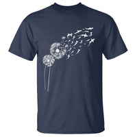 Shark Dandelion Flower for Ocean Wildlife Lover T Shirt