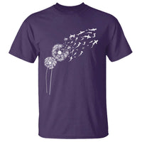 Shark Dandelion Flower for Ocean Wildlife Lover T Shirt