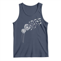 Shark Dandelion Flower for Ocean Wildlife Lover Tank Top