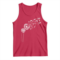 Shark Dandelion Flower for Ocean Wildlife Lover Tank Top