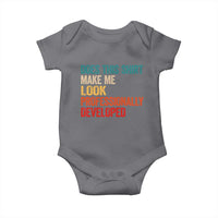 Does This Shirt Make Me Look Professionally Developed Baby Onesie Retro Funny Sarcastic