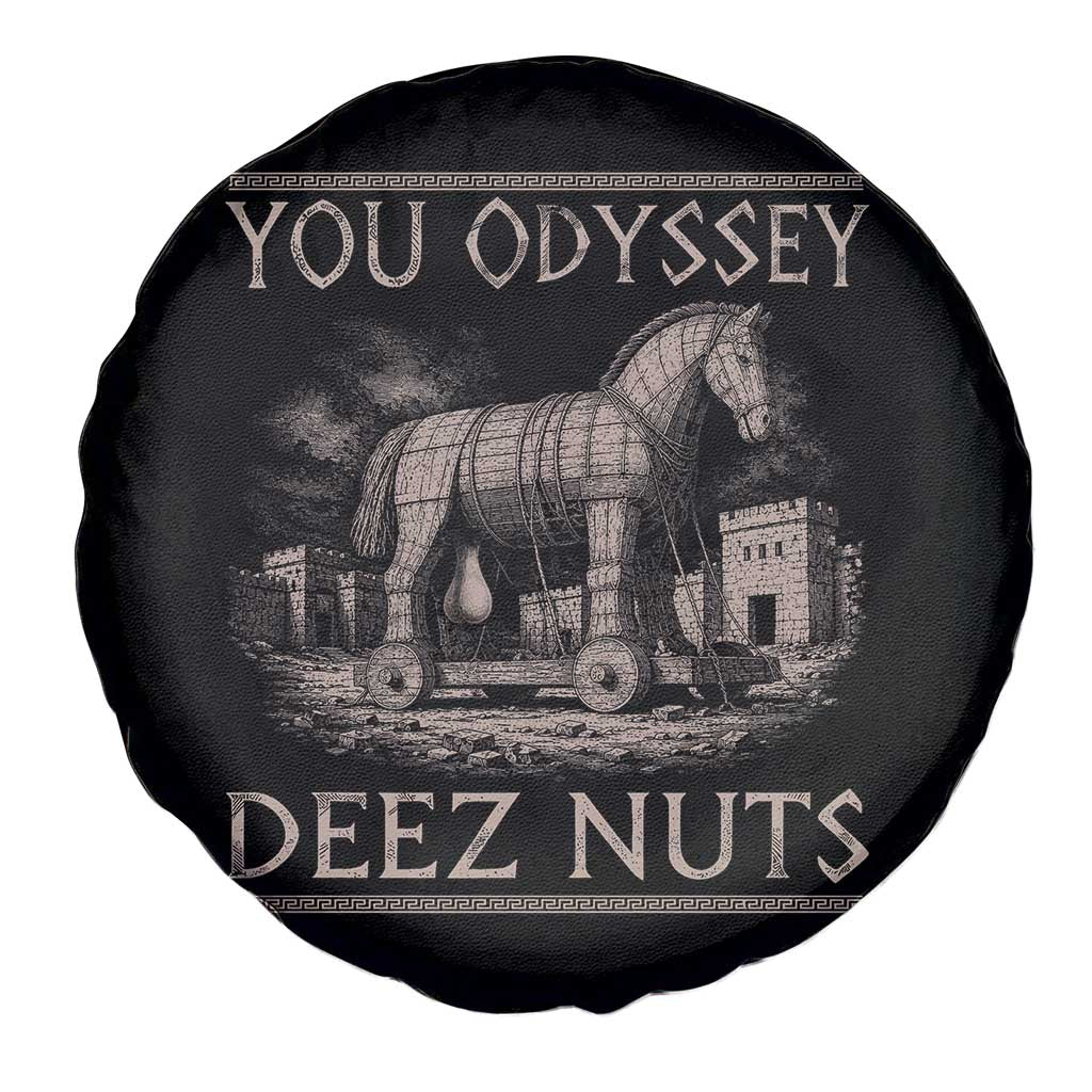 You Odyssey Deez Nuts Funny Trojan Horse Spare Tire Cover Inappropriate Adult Humor Ancient Greek