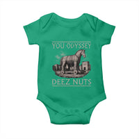 You Odyssey Deez Nuts Funny Trojan Horse Baby Onesie Inappropriate Adult Humor Ancient Greek