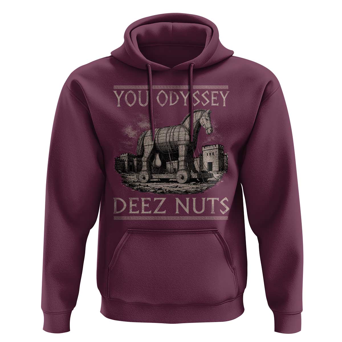 You Odyssey Deez Nuts Funny Trojan Horse Hoodie Inappropriate Adult Humor Ancient Greek